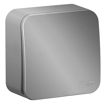 Выкл 1кл ОП 10А Алюминий BLANCA BLNVA101013 (15/1) SE