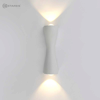 Архитектурный светодиодный светильник ESTARES SAVIO 6W 3L-WW-160x60x50-WHITE-220-IP54