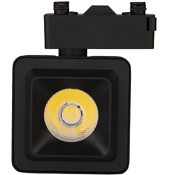 Светильник 10W на однофазный трек 220V LED 4200K КВАДРАТНЫЙ Черный IL.TRL-10-Q.BK