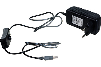 Блок питания 12В адаптер в вилке,выключатель (Светильник-полка)