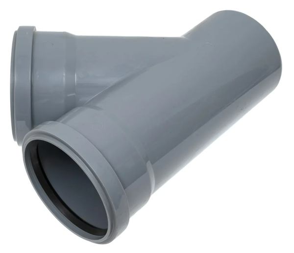 Тройник 45°  110-110