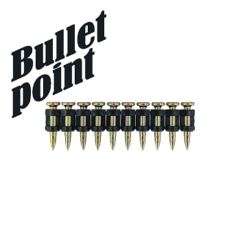 Гвозди по бетону "TOUA" CN EG bullet point 3.05х22мм (1000шт)