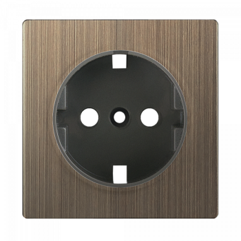 Накладка для розетки Бронза WL12-SKGS-IP20-CP WERKEL