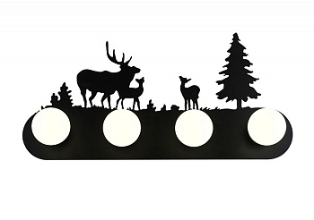 Светильник настенный Escada 590/4 E27*40W Black