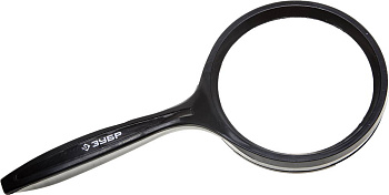 Лупа "ЗУБР" 3-х/5-ти кратное увеличение линза Ø75мм 40540-75