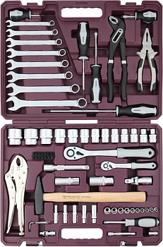 Набор инструмента универсальный 1/4" 1/2" DR 72 предмета 052059/54004 (UTS0072)