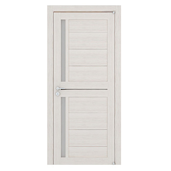 Дверь Uberture 2121  80 стекло / Велюр капучино (заказ)