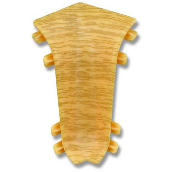 Внутренний угол для плинтуса К55 "Идеал Комфорт" 212 / Дуб светлый