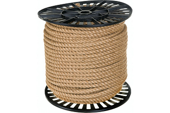 Канат джутовый ДТ тросовой свивки Ø8мм ВН.ШК