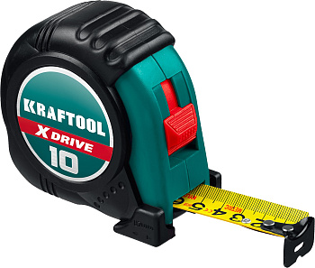 Рулетка "KRAFTOOL X-Drive" 10м х 25мм 34122-10