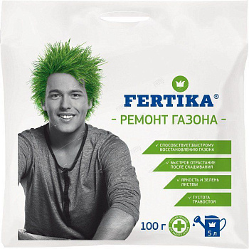 Удобрение Ремонт Газона 100г NPK 18:18:18 ФЕРТИКА (50/100) Ф03535 113655