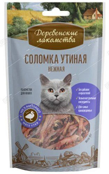 Соломка утиная нежная Кошка "Деревенские лакомства" 79711335 ЧЗ