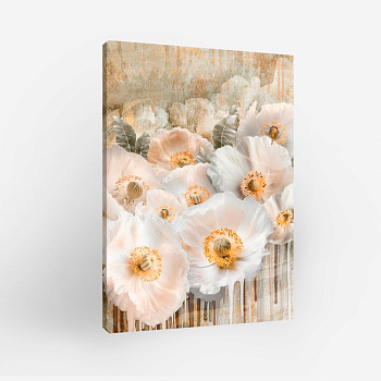 Картина XXL Нежность маков 190х140