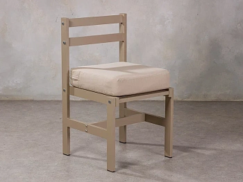 Комплект: Стул + Подушка малая бежевая 1шт