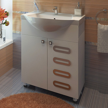 Комплект тумба "Melania 65 №3" + умывальник Элеганс 650