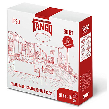 Светильник LED Наст-Потолочный РОМАНС НББД-RC-P-1 80Вт TANGO 1199969