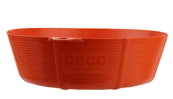 Емкость для гипса "DECOR" 0,67л, низкая 670-0067