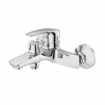 *Смеситель для ванны с керамич. дивертором Ray, RAYSB02i02WA  IDDIS