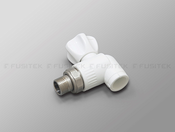 Кран шар. ППР для радиатора 25*3/4 угловой (5/40шт) FUSITEK (FT07402)