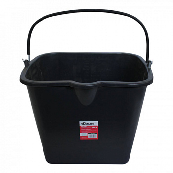 Ведро строительное DERZHI квадратное Flexible, усиленное 20л 113020