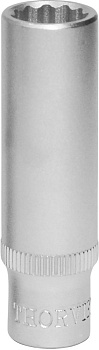Головка торцевая глубокая 12-гранная 1/4" DR 10мм 054064 (S11S22100)*