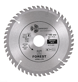 Диск пильный по дереву Ø185x48T/30-20-16мм Trio Diamond FLL828