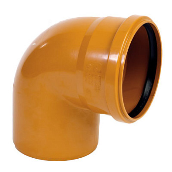 Отвод канализационный "КТП" 160*90 наружный  58539