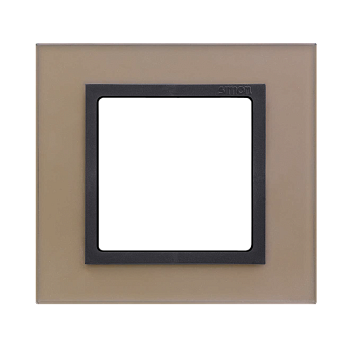 Рамка 1 пост. медь-графит (стекло) 82817-34 SIMON 82