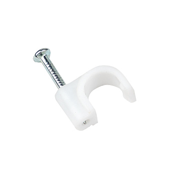 Скоба крепежная круглая 6мм (1уп-50 шт) EKF plcn-sr-6