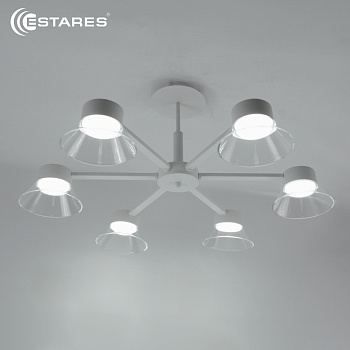 Люстра LATEA 6xGX53 R-750x330-WHITE/CLEAR-220-IP20