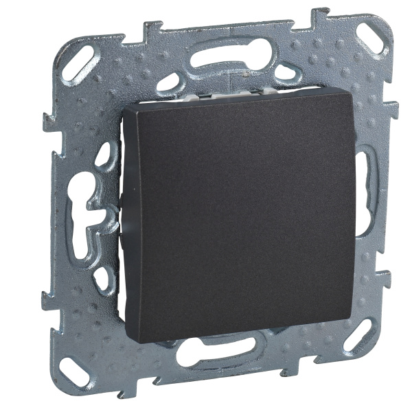 SE Unica Механизм выключателя 1кл. графит MGU5.201.12ZD