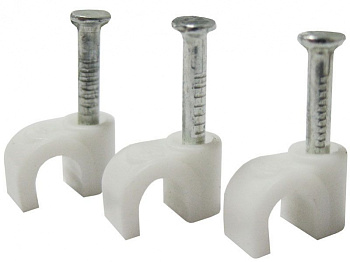 Скоба крепежная круглая 8мм (1уп.-50 шт) EKF