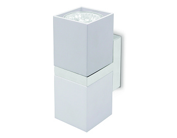 Светильник настенный FW245/2 WH/CH белый/хром GU10*2max 12W 155*61*80