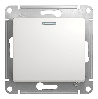 GSL000113 Выключатель 1кл с инд механизм белый SE