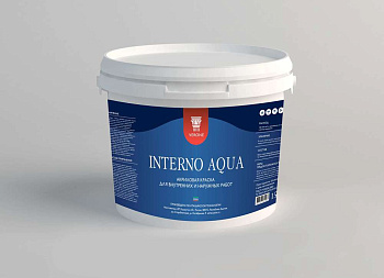 Краска акрил. интер.для внутр. и наруж. работ INTERNO AQUA 25 кг