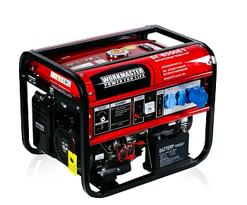 Генератор бензиновый WorkMaster БГ-8500Е1