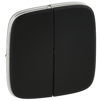 Клавиша для 2кл выкл антрацит Legrand 755028 ALLURE Венгрия