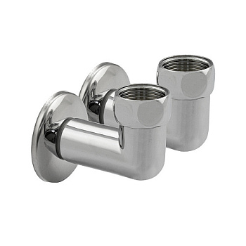 138 Санакс- Американка хром, угловая к полотенцесушителю 1*3/4