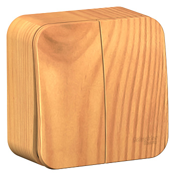 Выкл 2кл ОП 10А Ясень BLANCA BLNVA105015 SE