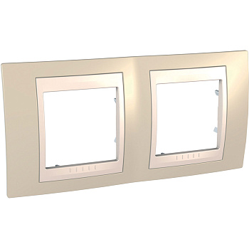 SE Unica Рамка 2-ая песчаная/бежевая  Хамелеон  MGU6.004.567
