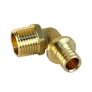 Угольник надвижной с переходом на нар.р. 16(2,2) х 1/2" (VALFEX) (180/10) К VF.453.AF.016012