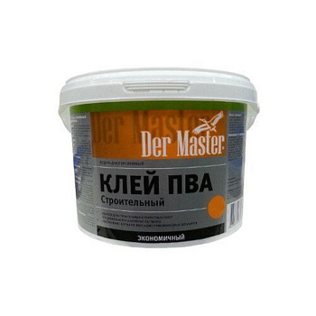 Клей ПВА строительный 1кг DerMaster