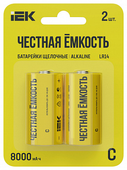 Элемент питания LR14 алкалиновый Optima IEK ABT-LR14-OP-L02