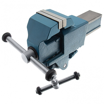 Тиски слесарные 63мм крепление для стола, винтовой зажим (Глазов) 18660