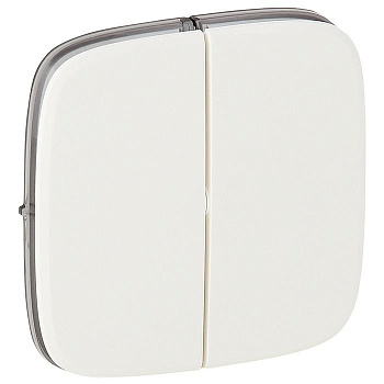 Клавиша для 2кл выкл белая Legrand 755025 ALLURE Венгрия