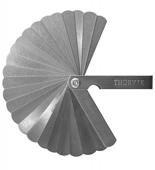 Комплект щупов 25 пластин 0.04-1мм Thorvik 053379 (TG25)