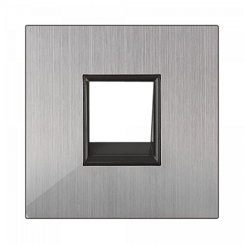 Накладка для RJ45/RJ11 Глянцевый никель WL02-RJ-CP WERKEL