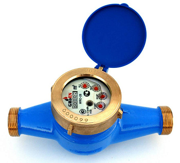 Счетчик воды "Мокроход" GROEN WRC 25 (260мм) (Германия) для хол.воды