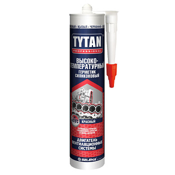 Герметик Tytan силиконовый высокотемпер. красный 280мл 74614 (59598)