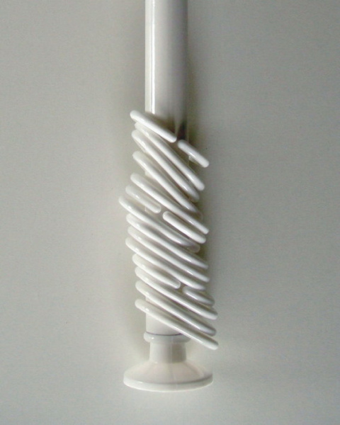 Карниз в ванную комнату 1,2x2,2 белый 10001